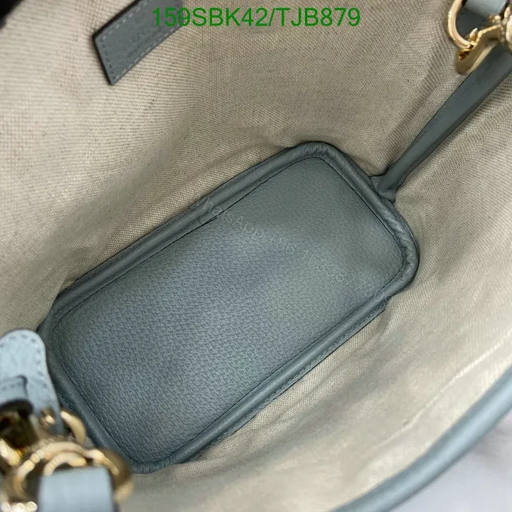 View 46 of Gucci Dusty Pink GG Supreme Canvas and Leather Mini Tote Bag ML75396