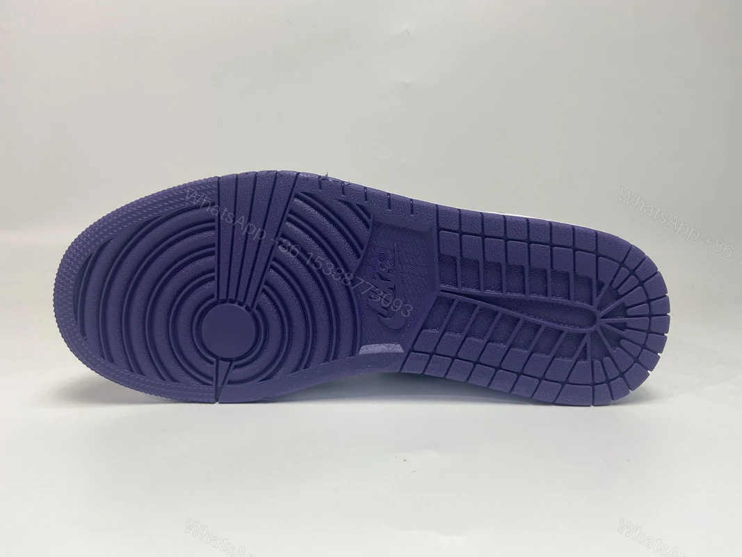 View 4 of Air Jordan 1 Low Court Purple 553558-500