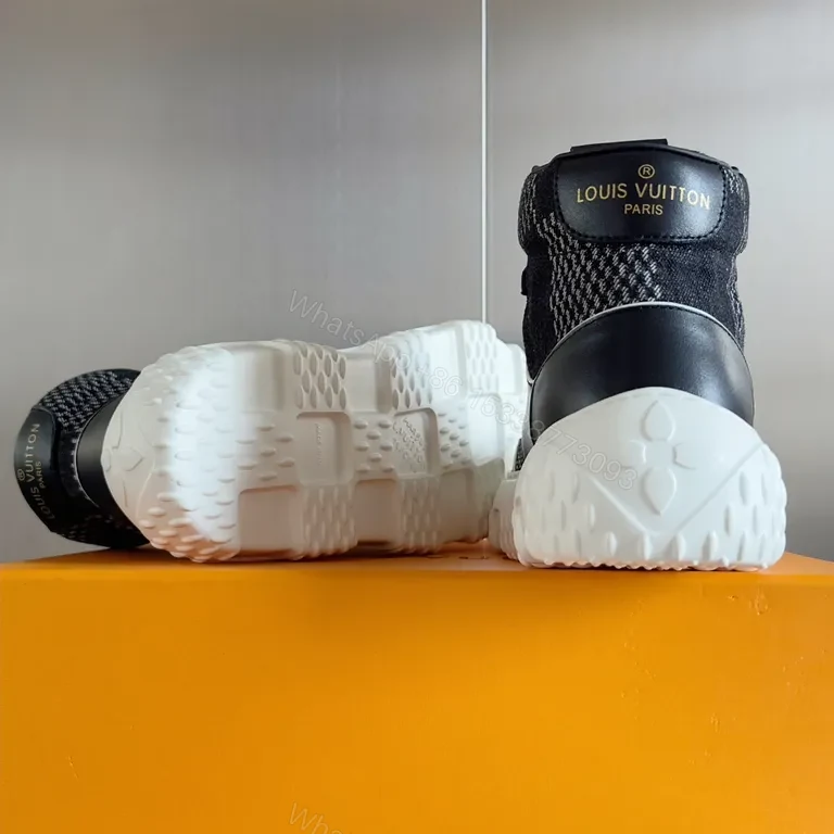 View 2 of Urban Tech Sneakers: Elevated Texture & LV Detailing
