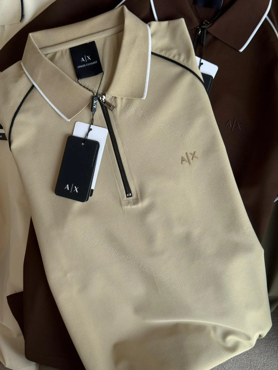 View 2 of FIRST COPY ARMANI IMPORTED SUMMER POLO COLLAR T-SHIRT
