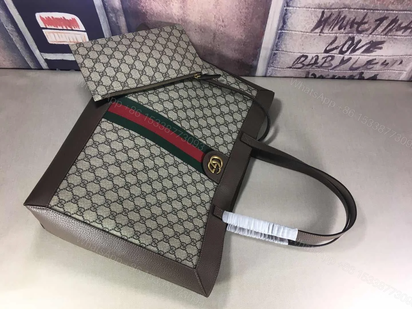 View 4 of Gucci Ophidia GG Medium Tote Bag