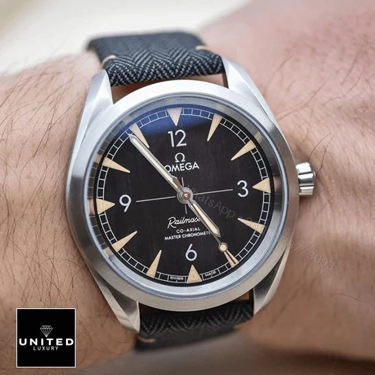 View 6 of Omega Railmaster Black Replica
