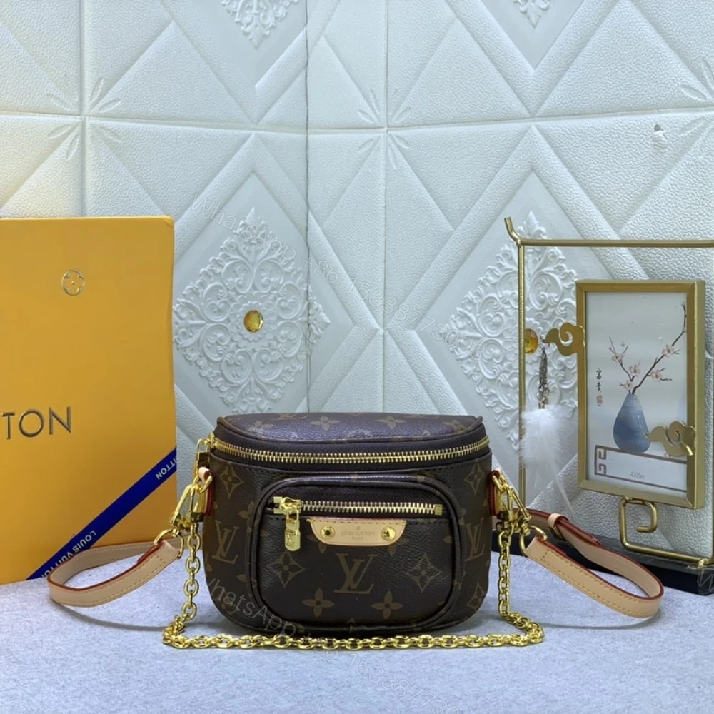 View 8 of Louis Vuitton Mini Bumbag Bag Monogram Canvas 17cm M82335