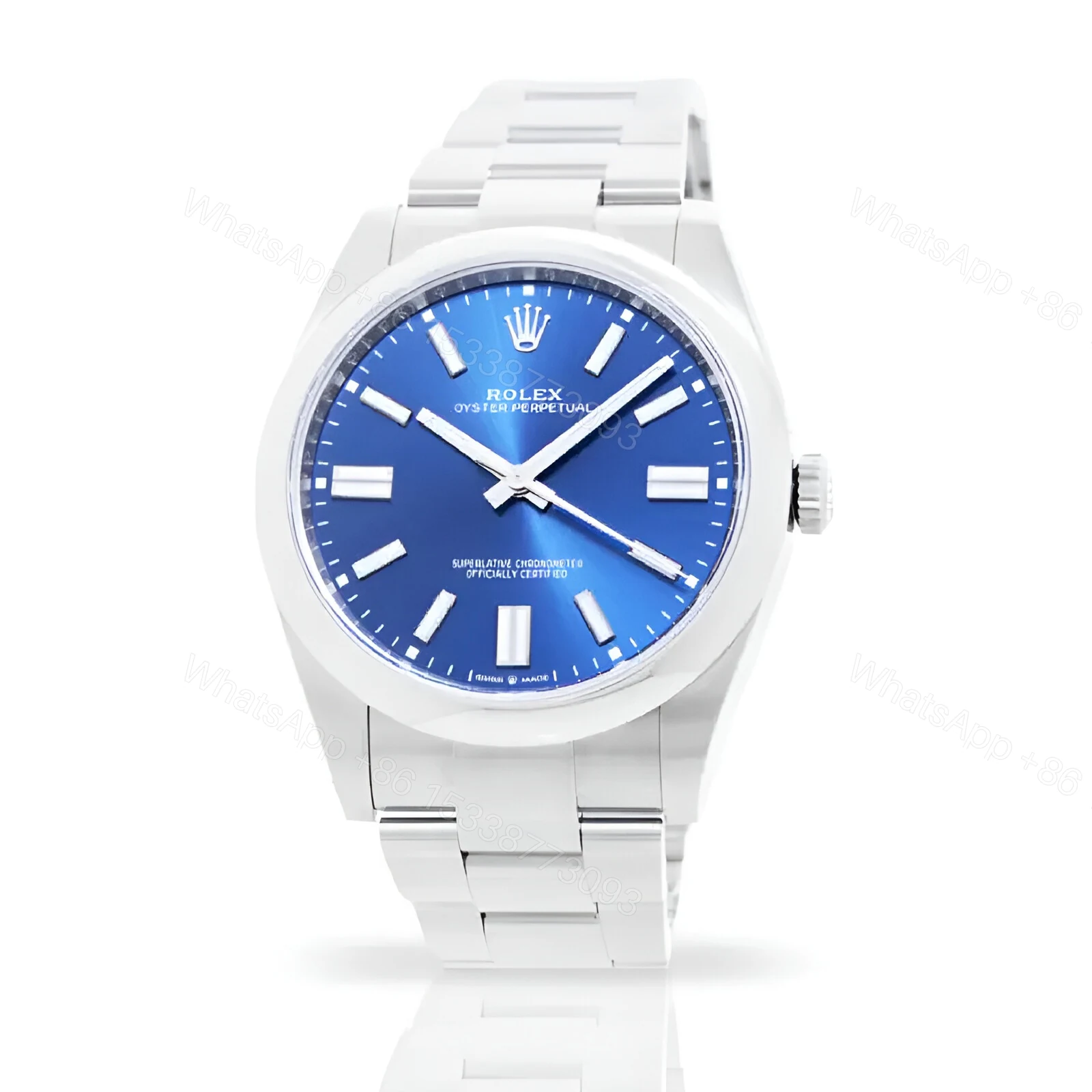 View 3 of Rolex Oyster Perpetual 124300 Blue Dial Replica