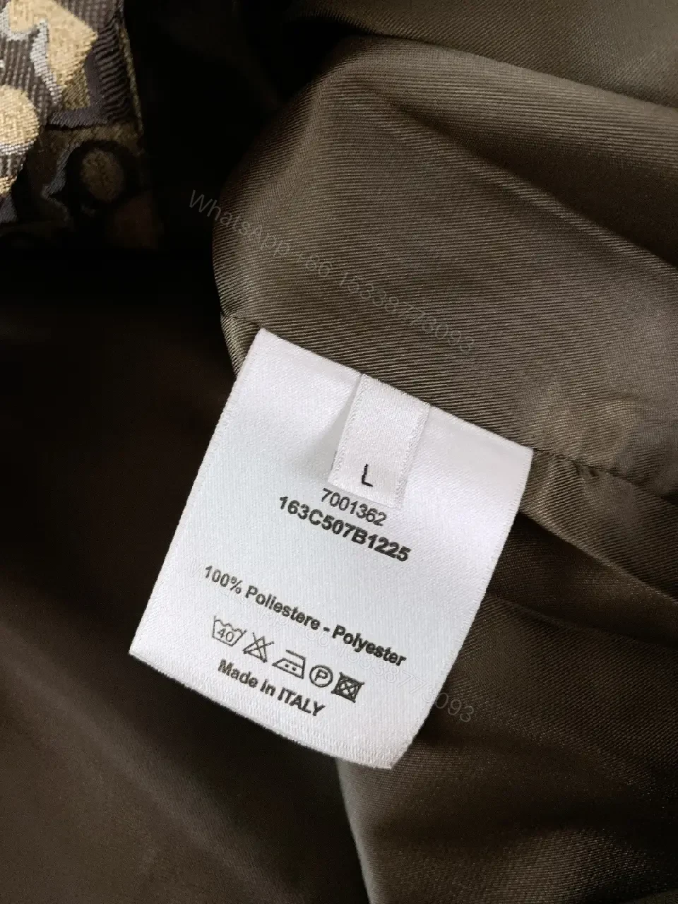 View 6 of Patterned Monogram Utility Jacket - Modern Comfort, Signature Presence