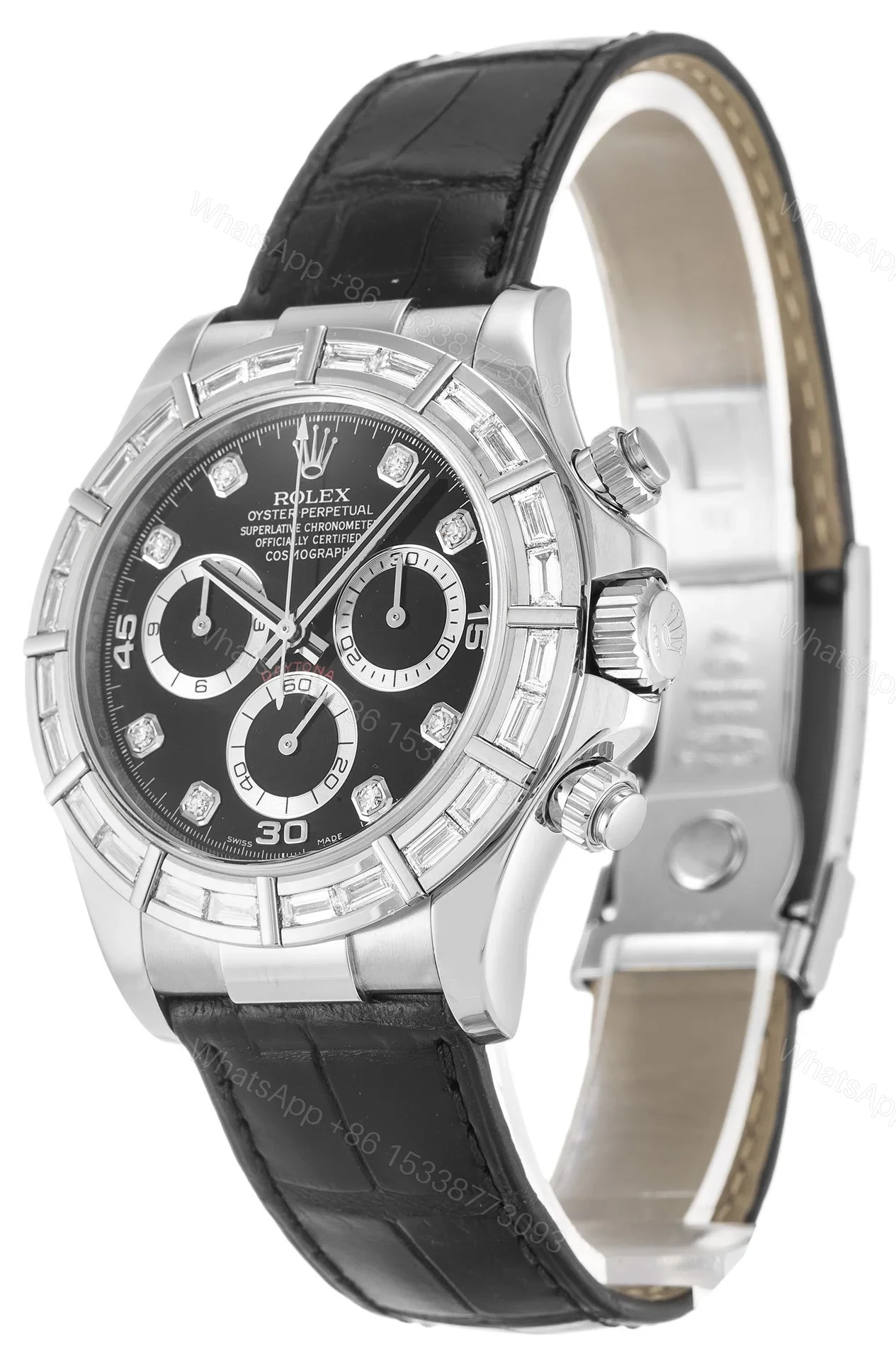 View 2 of Replica Rolex Daytona Black Dial 116589BR