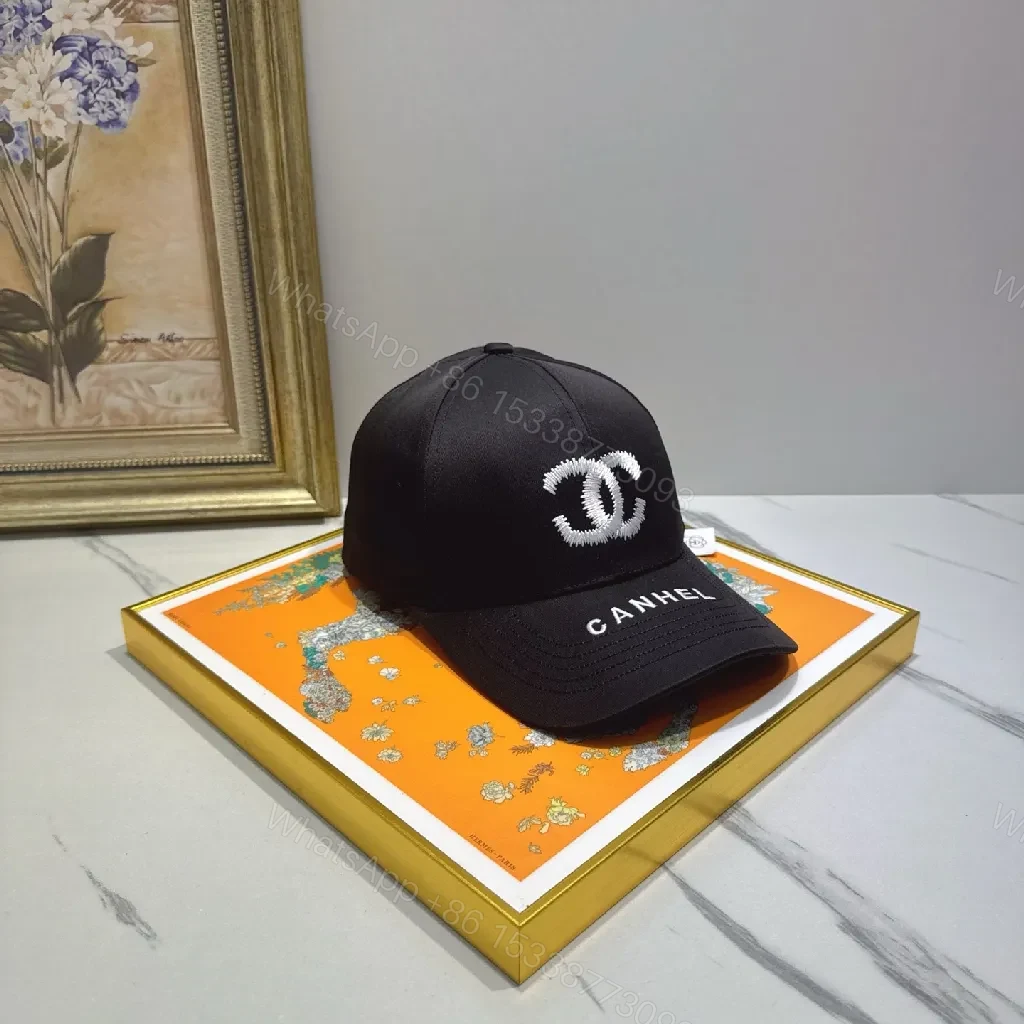 View 6 of Jet-Black Cap: Premium Embroidered, Structured Crown, Everyday Luxe