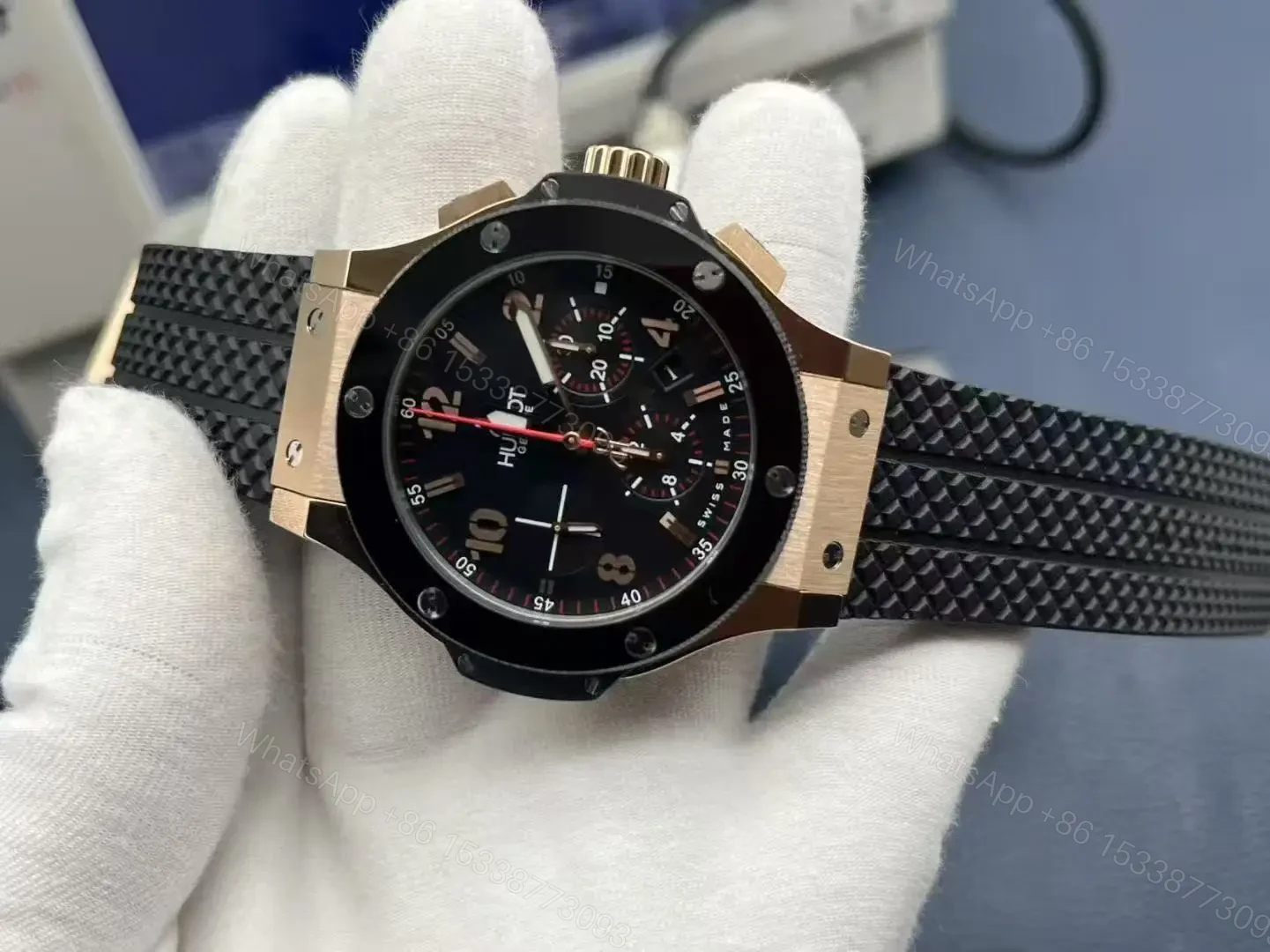 View 5 of Replica Hublot – Black Rose Gold Big Bang King