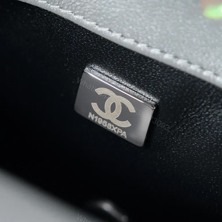 View 9 of Chanel-Style Quilted Metallic Mini Bag: Day-to-Night Sophistication
