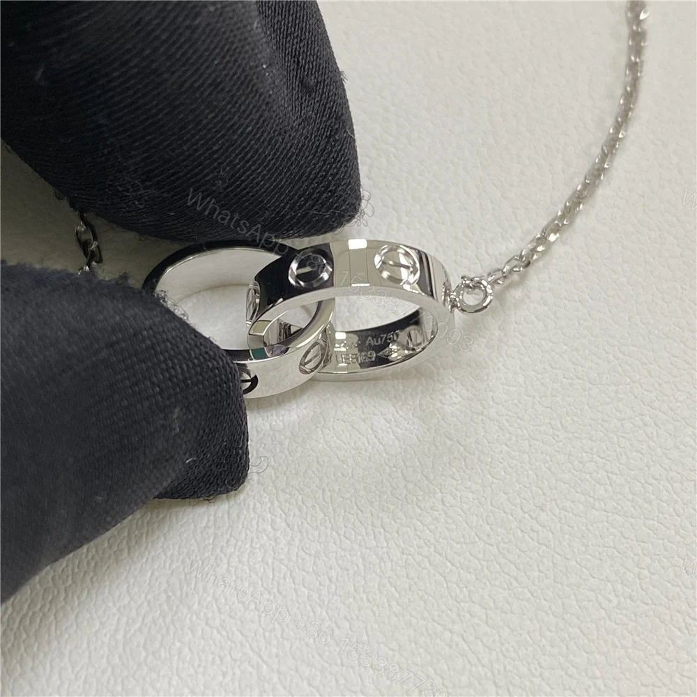 View 6 of Cartier Love Link Necklace White Gold B7212500