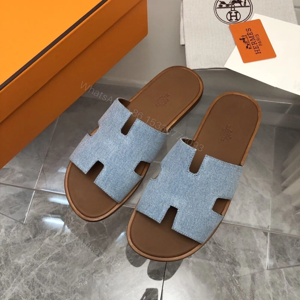 View 3 of Hermes Izmir Sandal Bleu Clair H221819ZHCB400