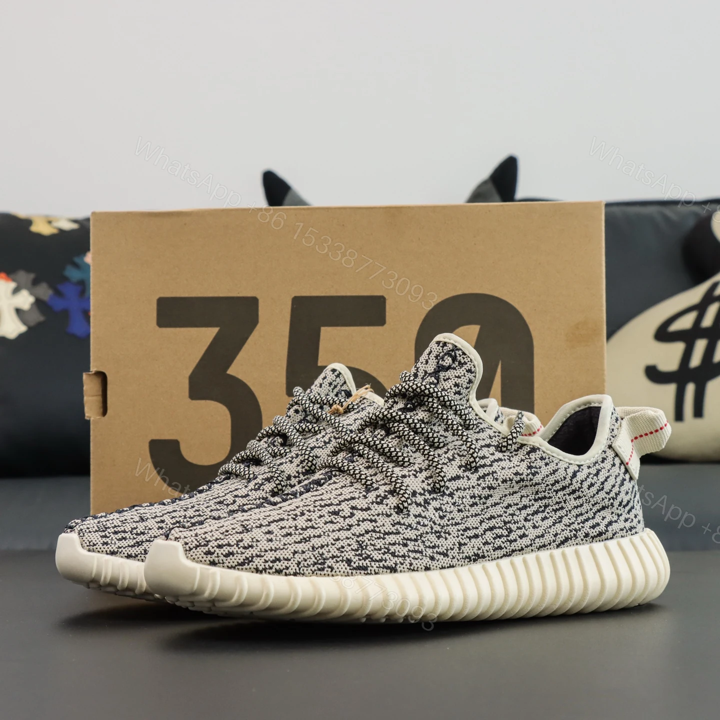 Yeezy Boost 350 “Turtle Dove” Reps — view 1