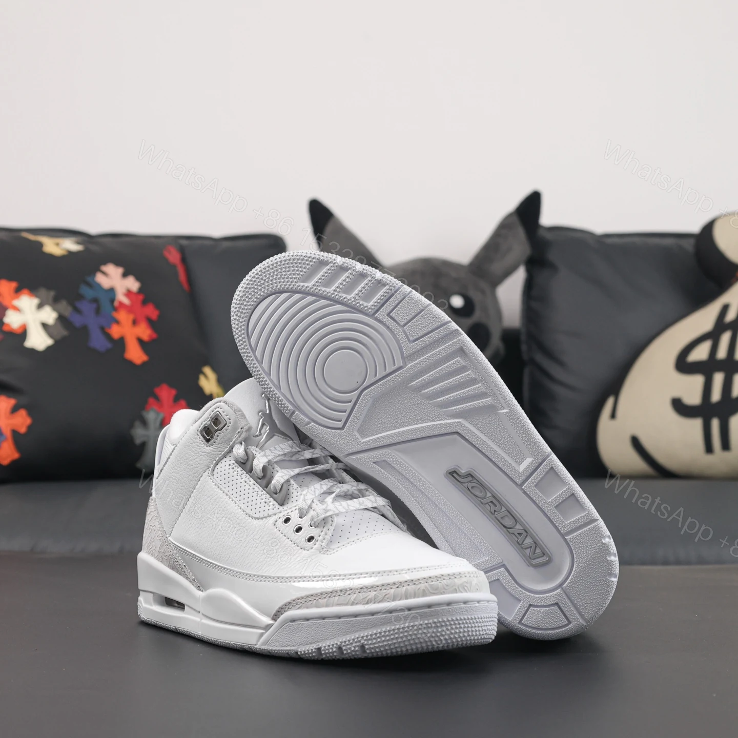 View 3 of Air Jordan 3 Retro Pure Money Reps