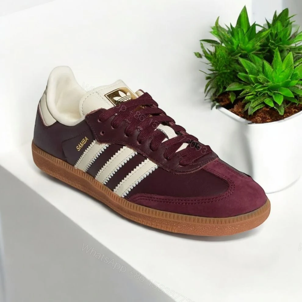 View 5 of FIRST COPY ADIDAS ORIGINALS SAMBA MAROON FOR GIRLS
