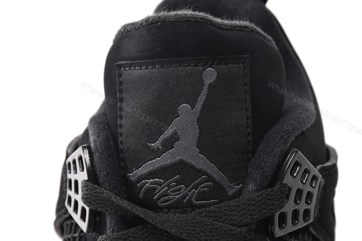 View 3 of Air Jordan 4 Retro “Black Cat” CU1110-010(Top Quality)
