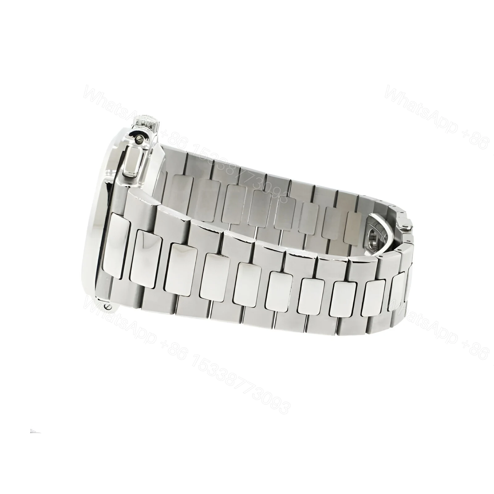 View 4 of Patek Nautilus Blue Silver Replica