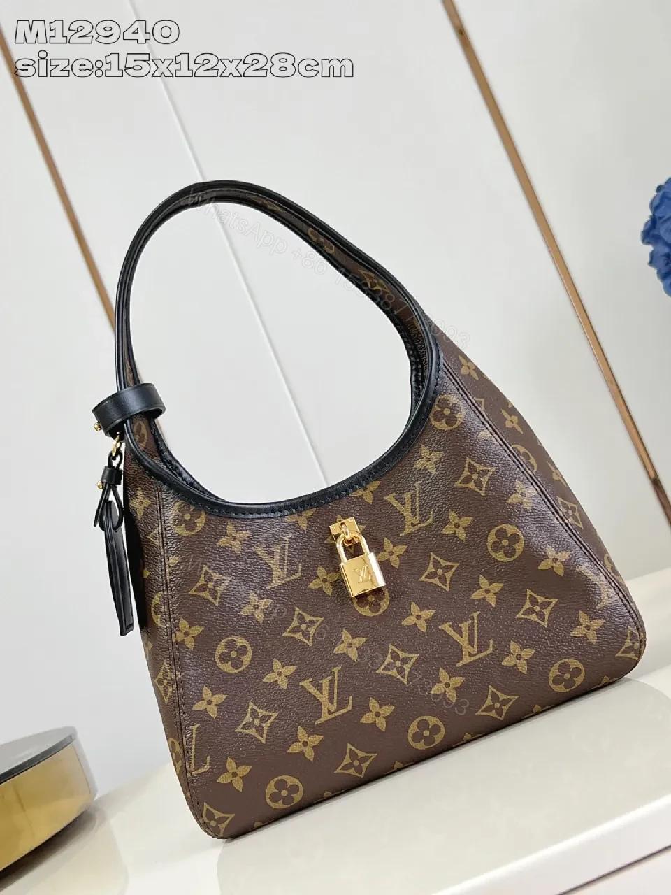 Structured Monogram Satchel: Luxe, Modern, Durable Carryall — view 1