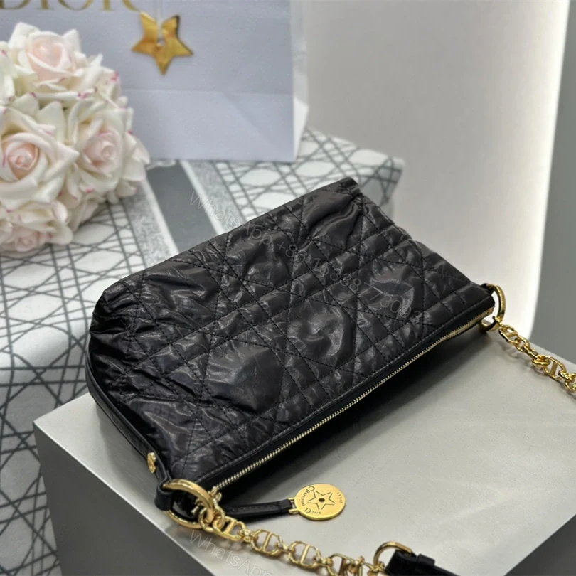 View 5 of 高仿Dior*Star系列S3202M900鏈條單肩腋下包黑色免檢版