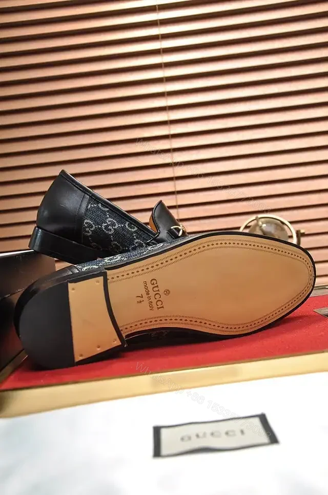 View 4 of GUCCI JORDAAN GG LOAFER IN BLUE – LDG22