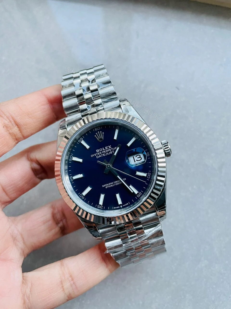 View 5 of VS Factory 1:1 Rolex DateJust 41 SS Best Edition 904L Steel Blue Dial