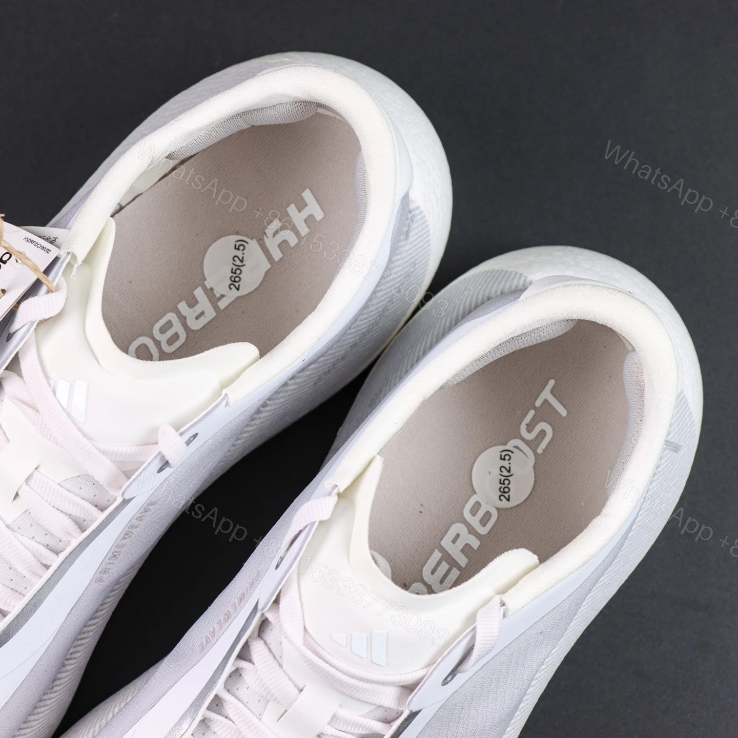 View 4 of adidas Hyperboost Edge White Grey
