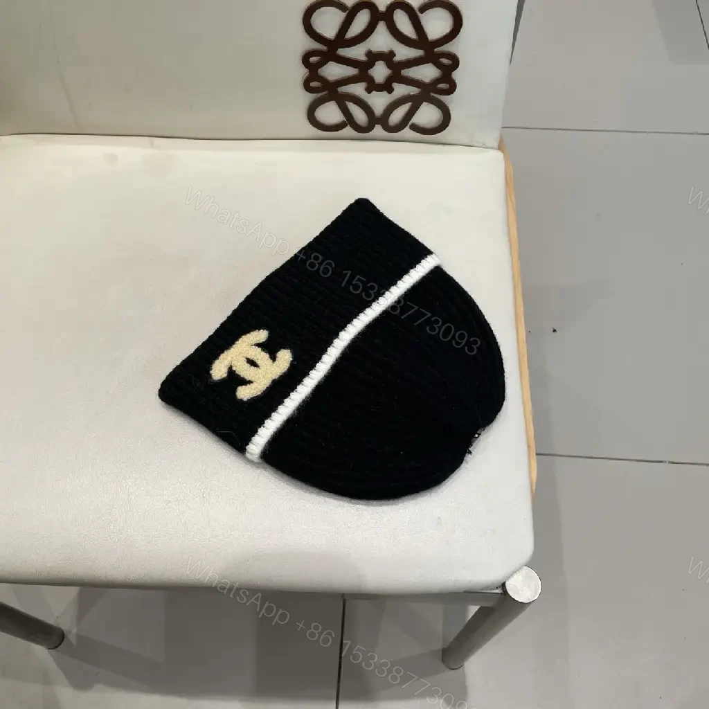 View 5 of Black Knit Beanie — Luxe Logo, Everyday Comfort, One-Size
