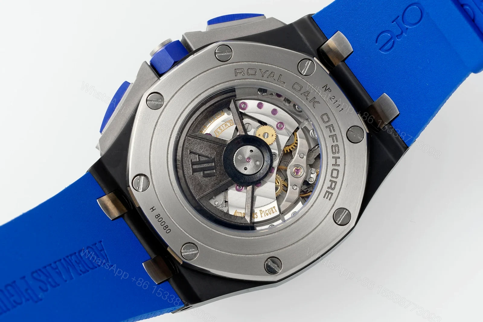 View 8 of AP Ceramic Chronograph Black Case Blue Dial Strap 2026 APJ-26400-CER-BLU