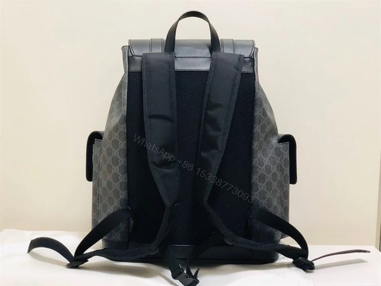 View 2 of GUCCI CANVAS GG BACKPACK IN BLACK FOR MEN – GBC28