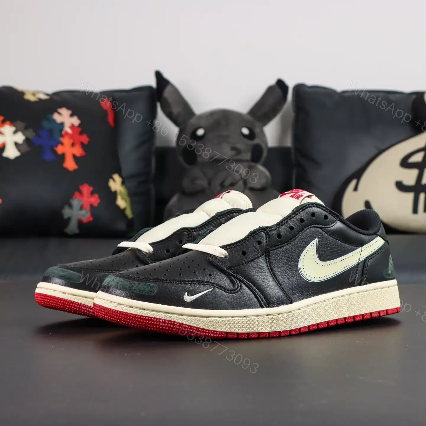 View 8 of Nigel Sylvester x Air Jordan 1 Low OG Nitro “Better With Time” Reps
