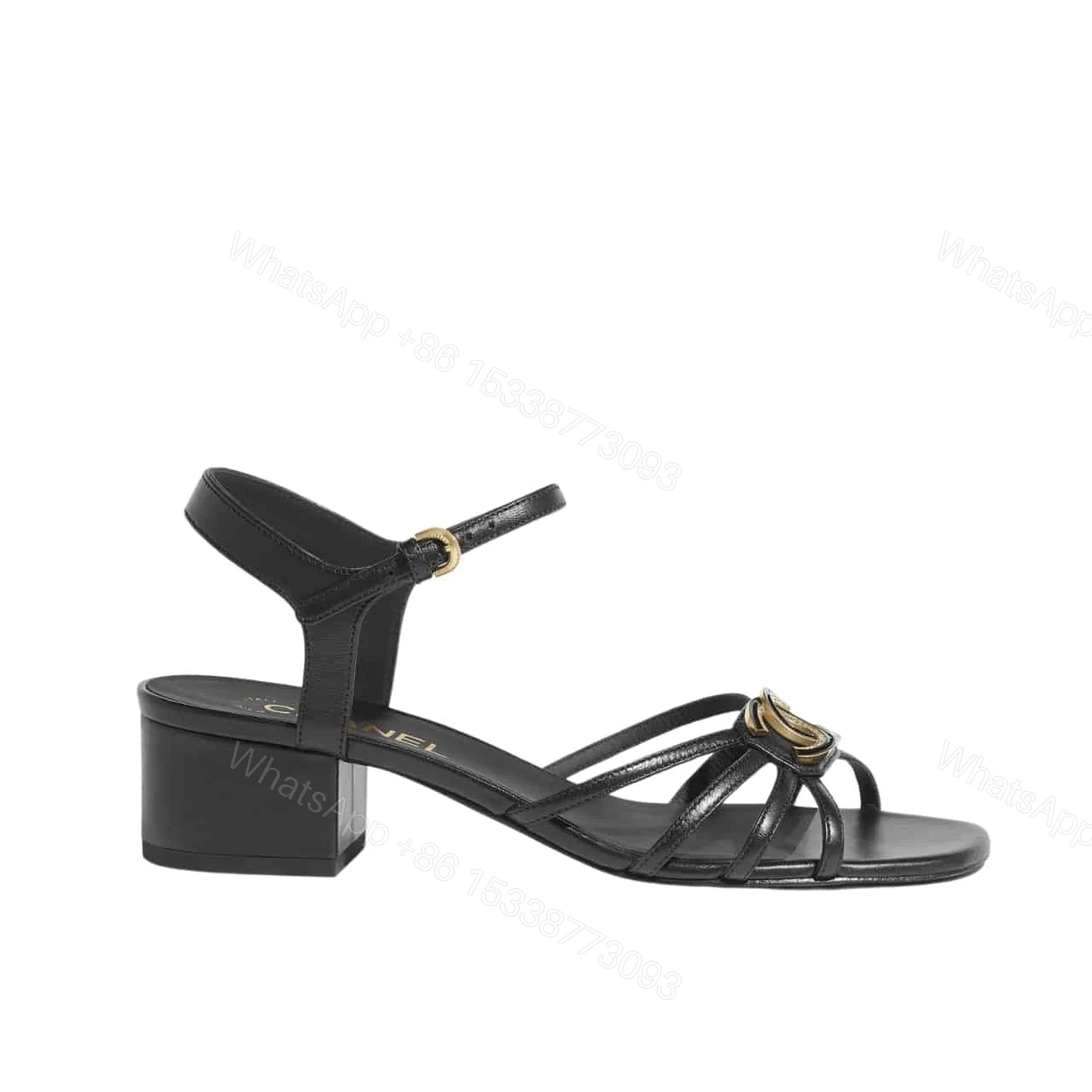 CHANEL SANDALS BLACK G46274 B19511 94305 — view 1