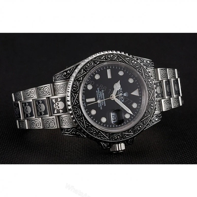 View 4 of Superclone Rolex Submariner Black Dial 1454090