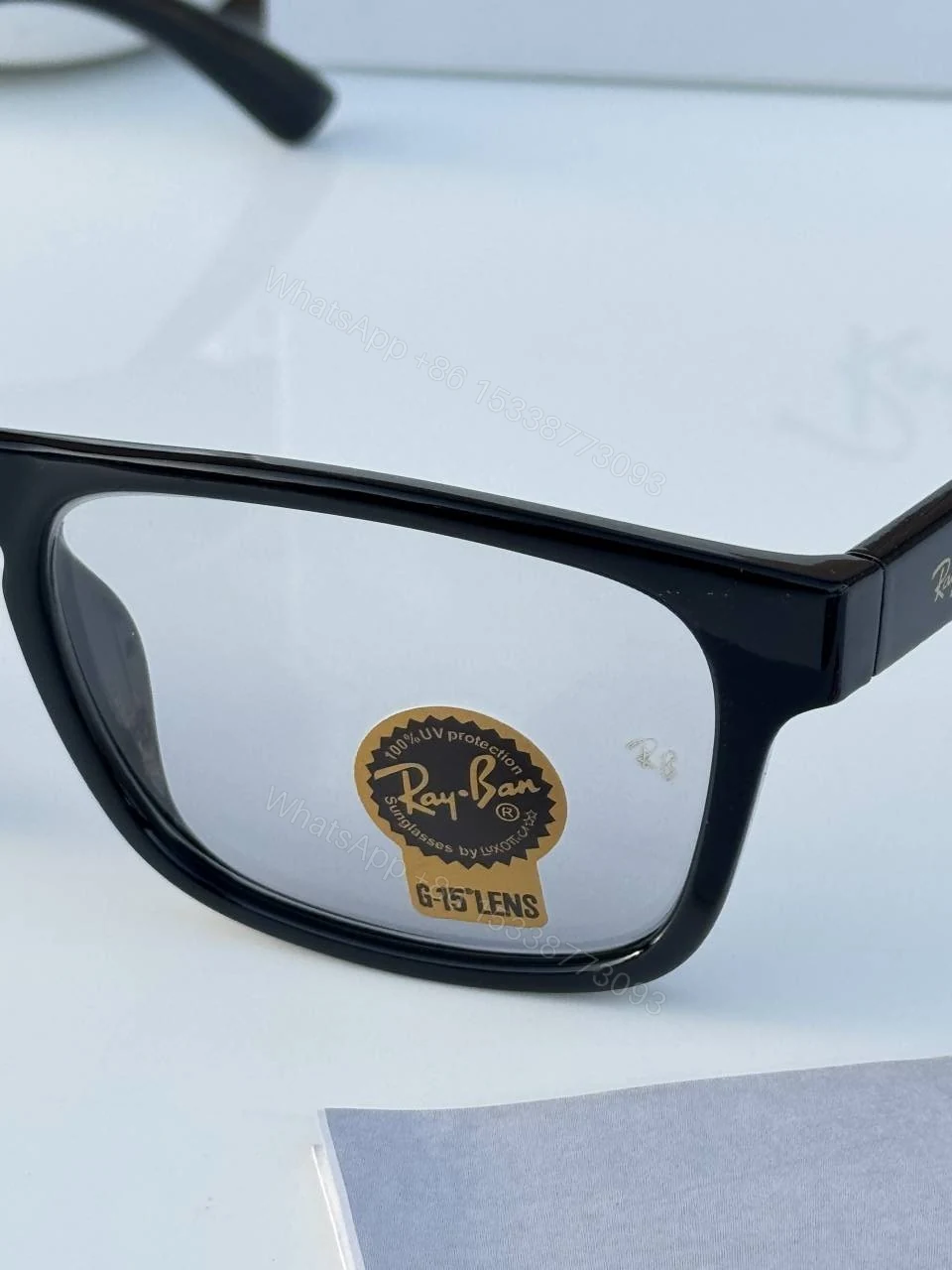 View 5 of First Copy Ray Ban 2191 Black Daylight Premium Designer Sunglasses UV Protection Luxury Eyewear