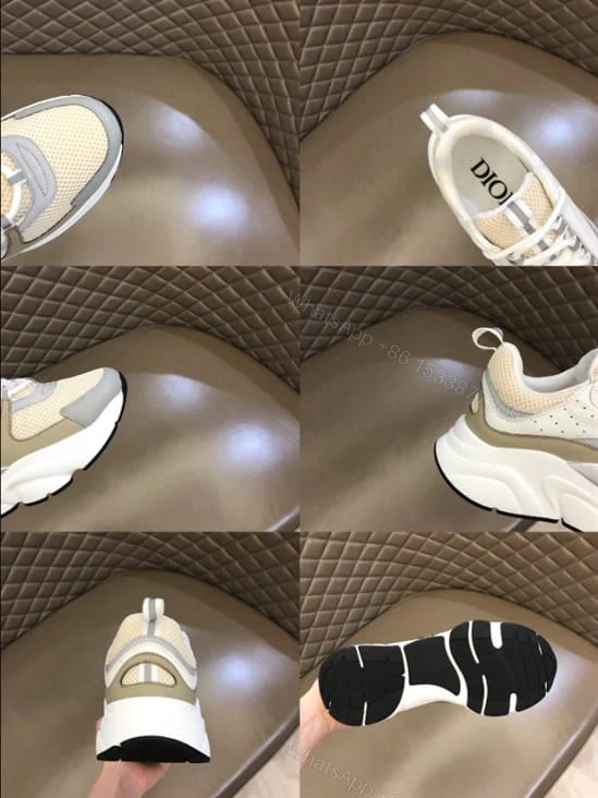 View 4 of B22 SNEAKER TECHNICAL MESH WITH AND CALFSKIN – CD103
