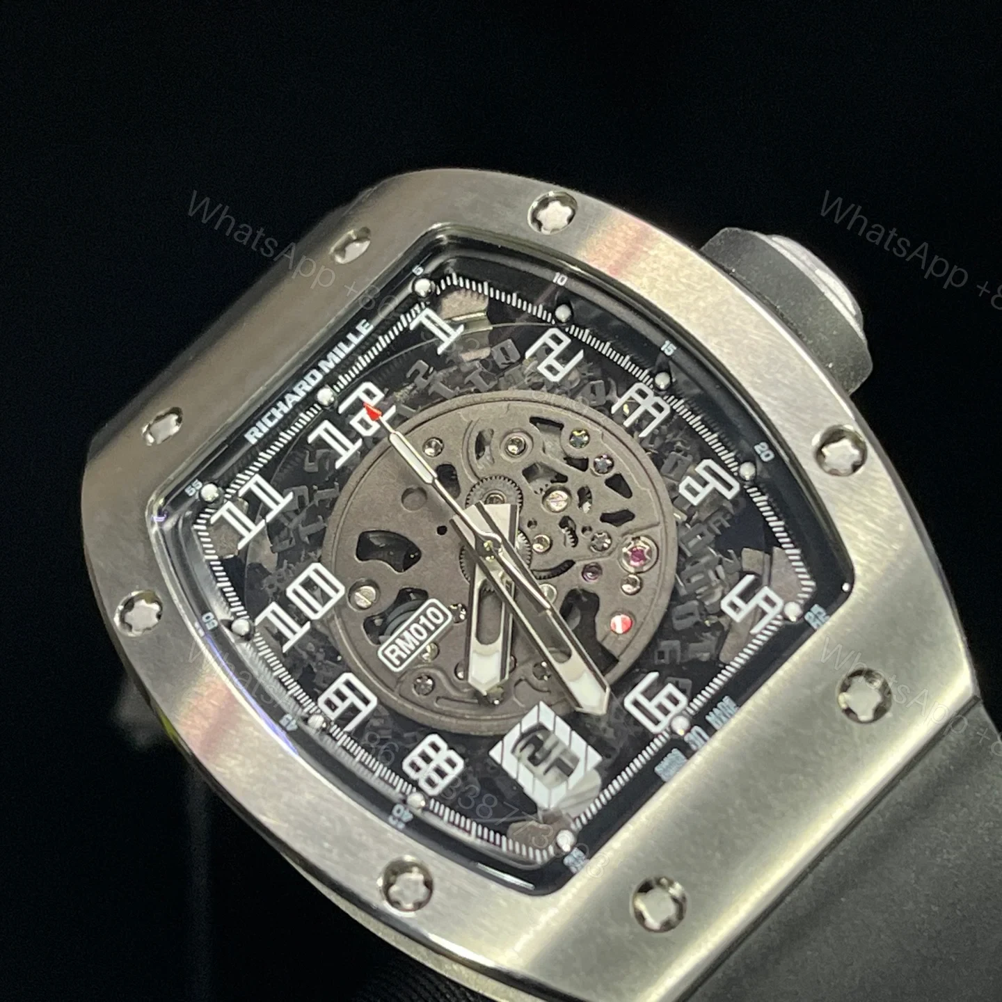 View 7 of Richard Mille Skeleton Automatic Mechanical Watch RM010-SK-AUTO-48MM