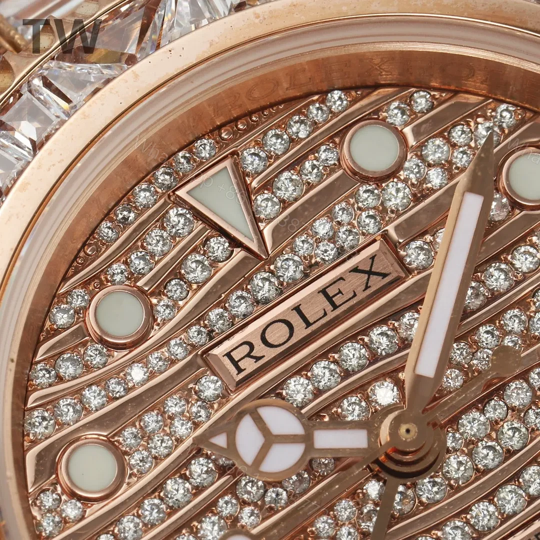 View 4 of JF Factory Clean Factory TW Rolex GMT-Master II Rose Gold Diamond Watch