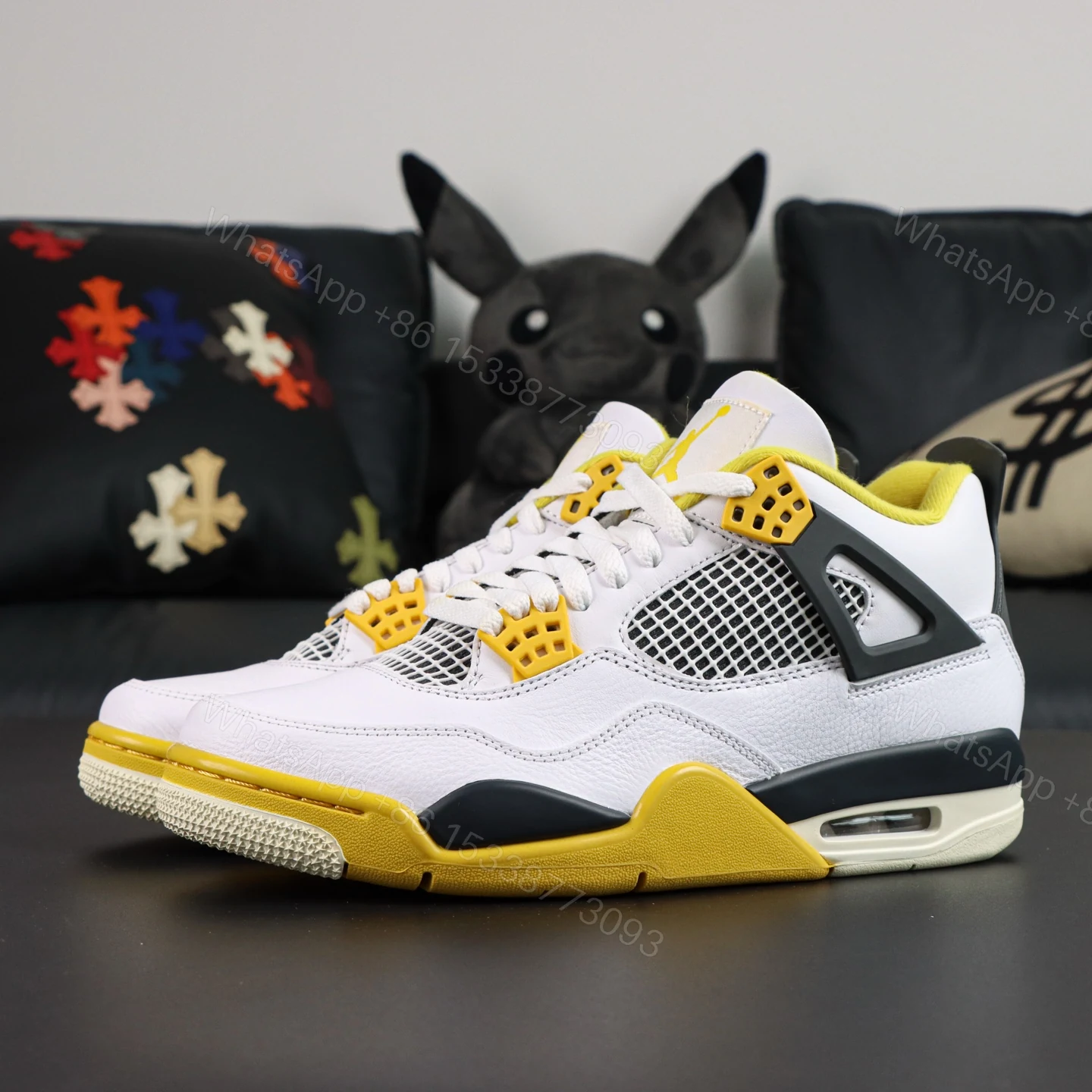 View 8 of Air Jordan 4 Retro Vivid Sulfur Reps