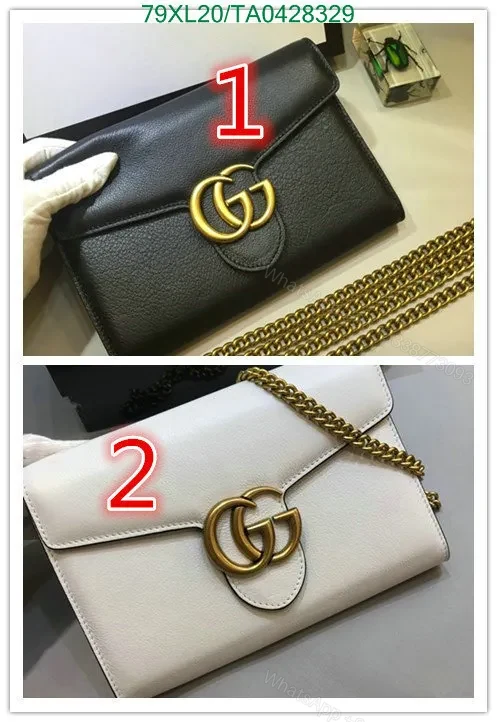 View 2 of Gucci Small GG Black Marmont Bag Fashionable Copy TD84YN