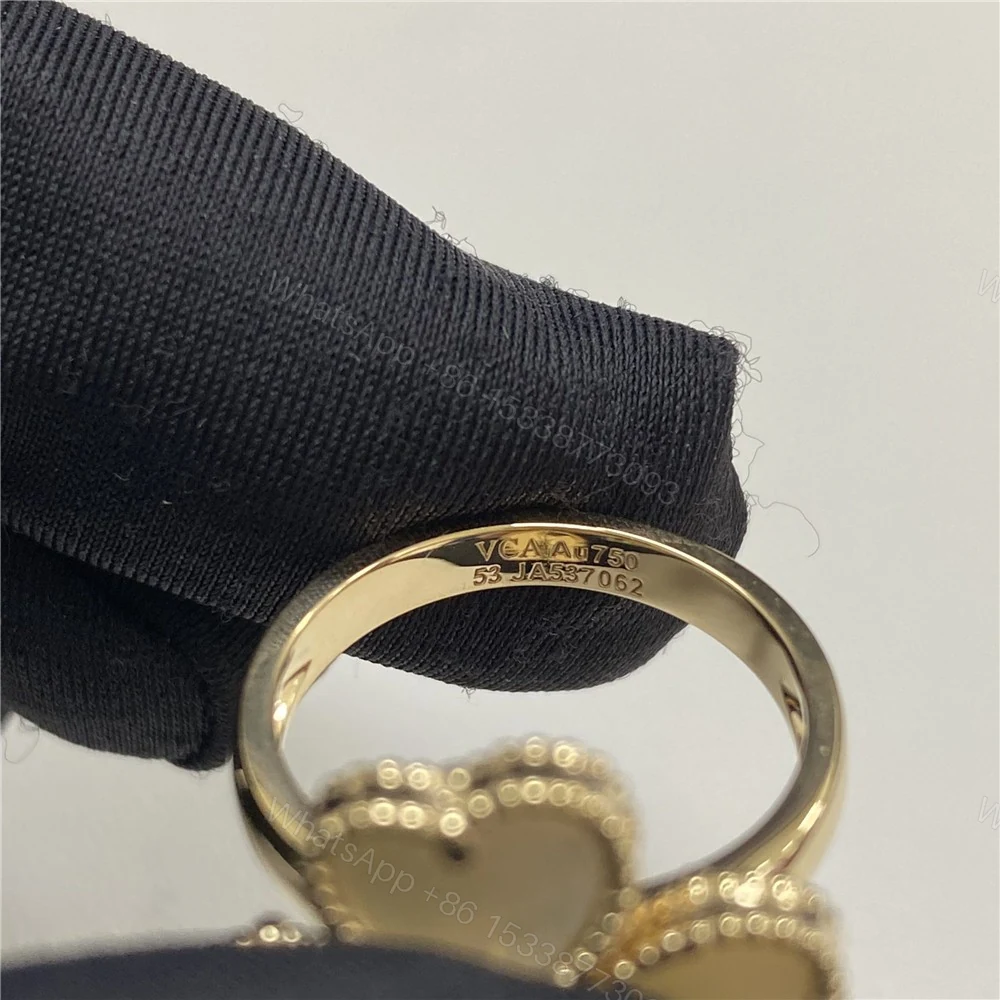 View 4 of Van Cleef &Arpels Sweet Alhambra Effeuillage Ring VCARN5P300