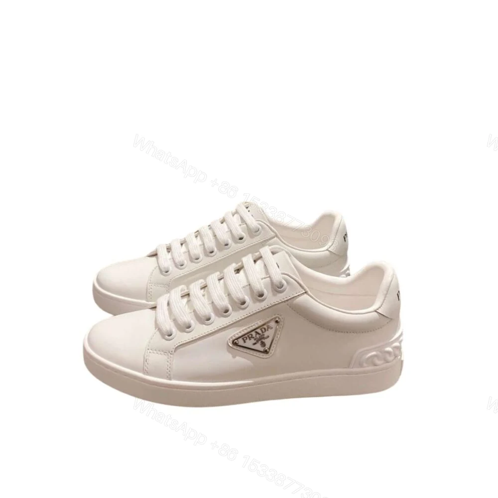 Prada Fyre Low Heel Sneaker White For Women — view 1