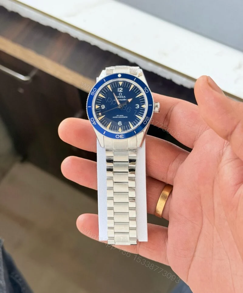 View 3 of Omega Seamaster 300 Heritage Blue Dial Automatic