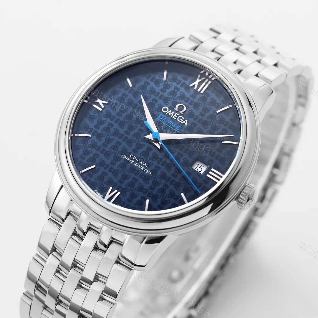 View 4 of Omega De Ville Prestige Orbis Edition Blue Dial Stainless Steel Watch 424.10.40.20.03.003