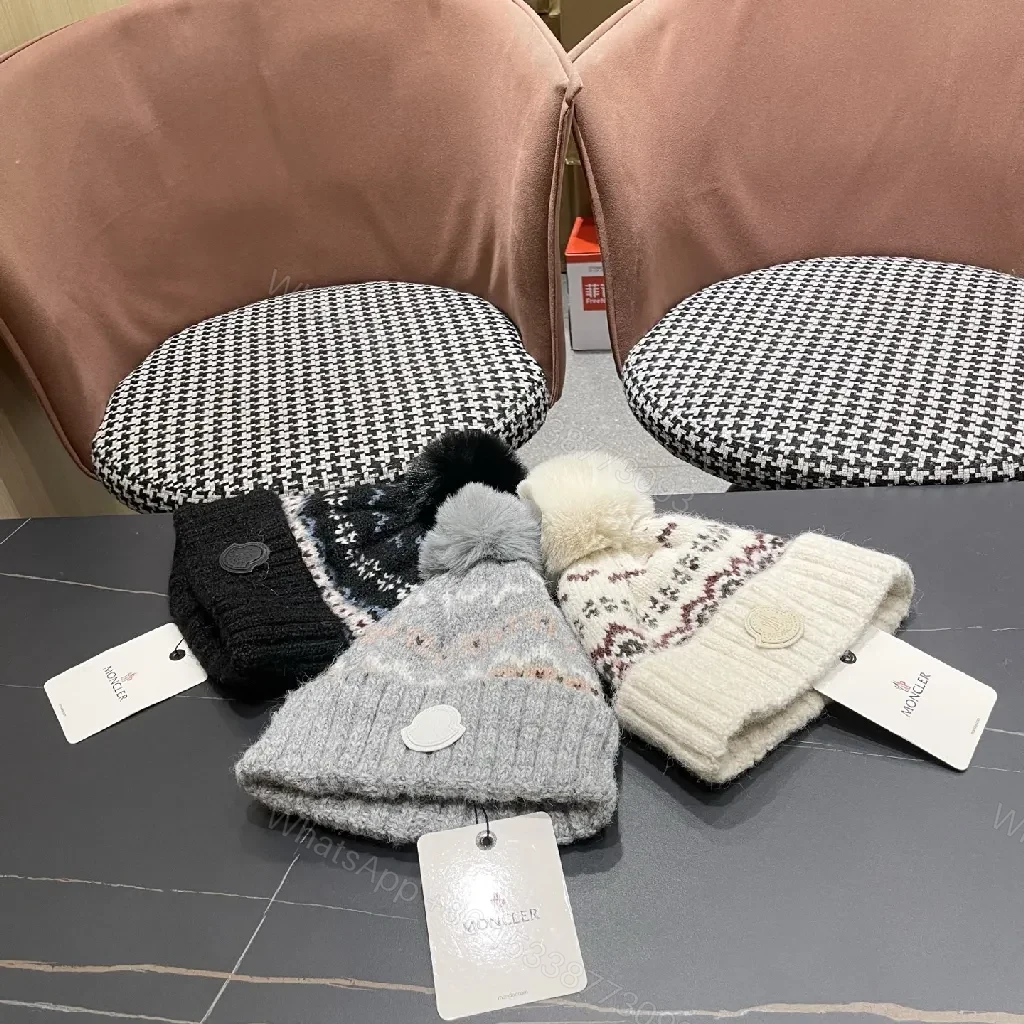 View 5 of Cozy Knit Beanie – Subtle Pattern, Warmth, Pom Pom | Knit Hat