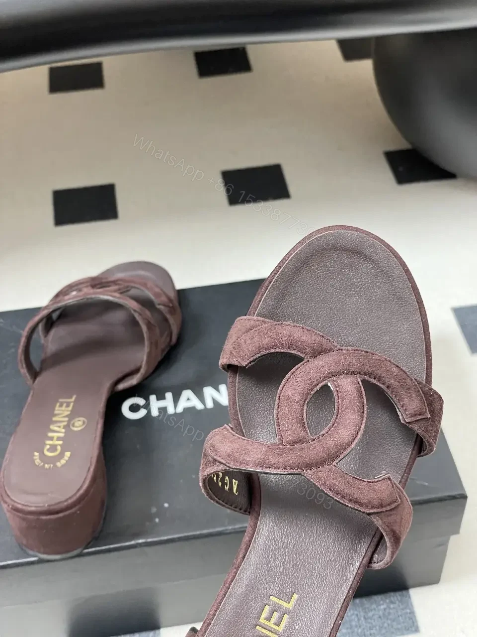 View 3 of Suede Block-Heel Sandals: Subtle Luxury, All-Day Comfort