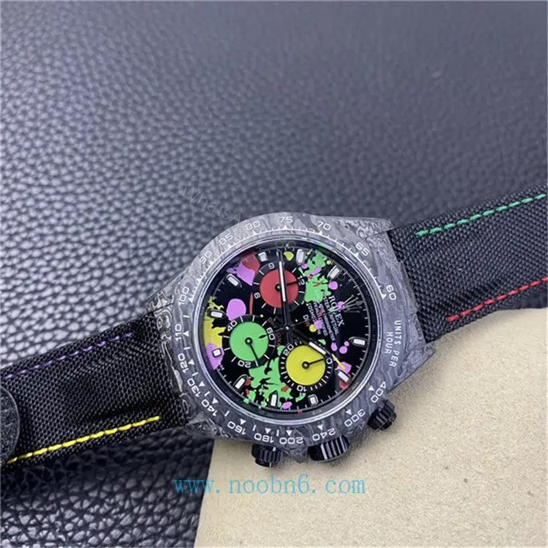 View 7 of Daytona Carbon Fiber Graffiti Watch