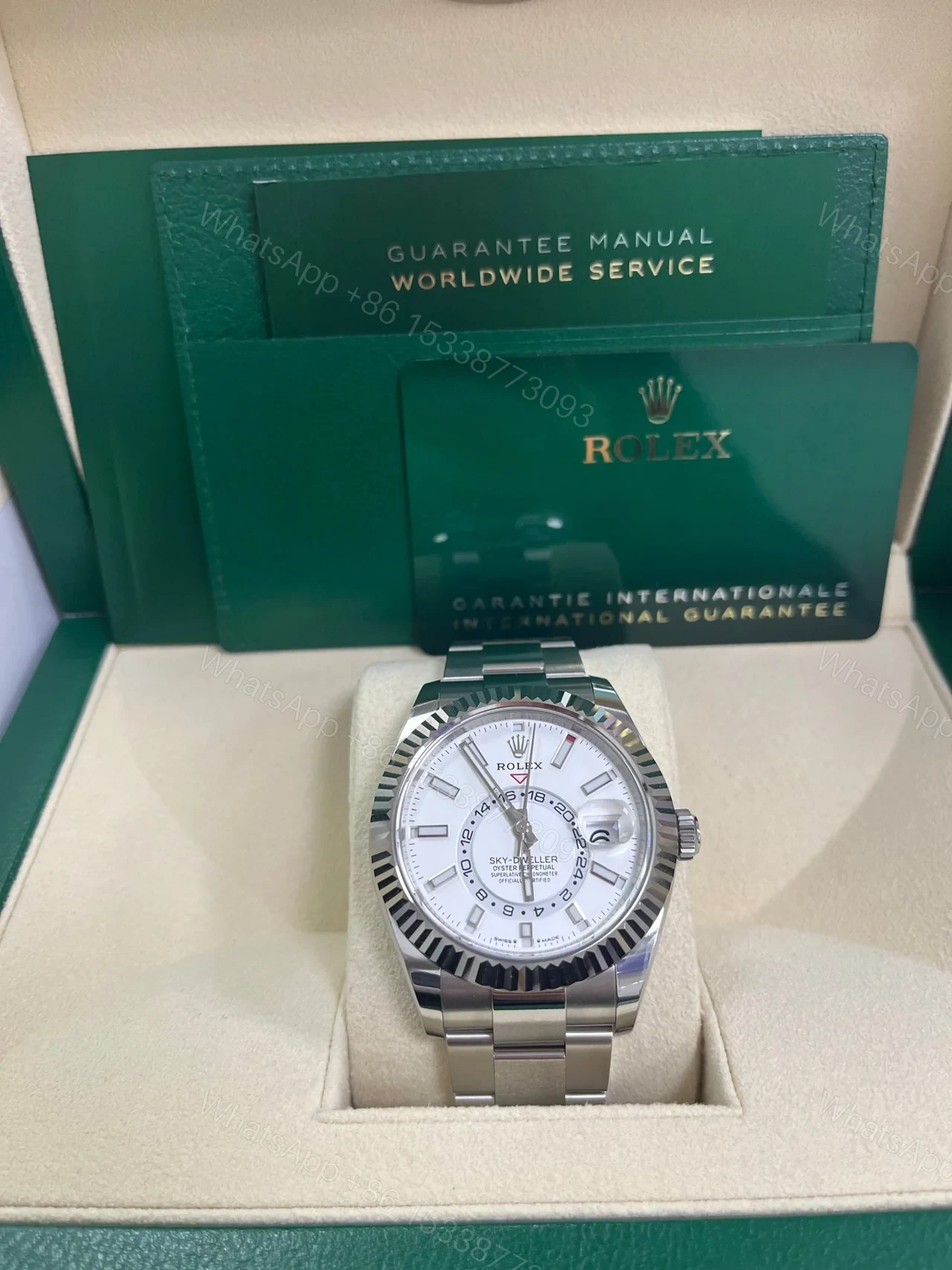 View 3 of Superclone Rolex Sky-Dweller Intense white Dial 336934