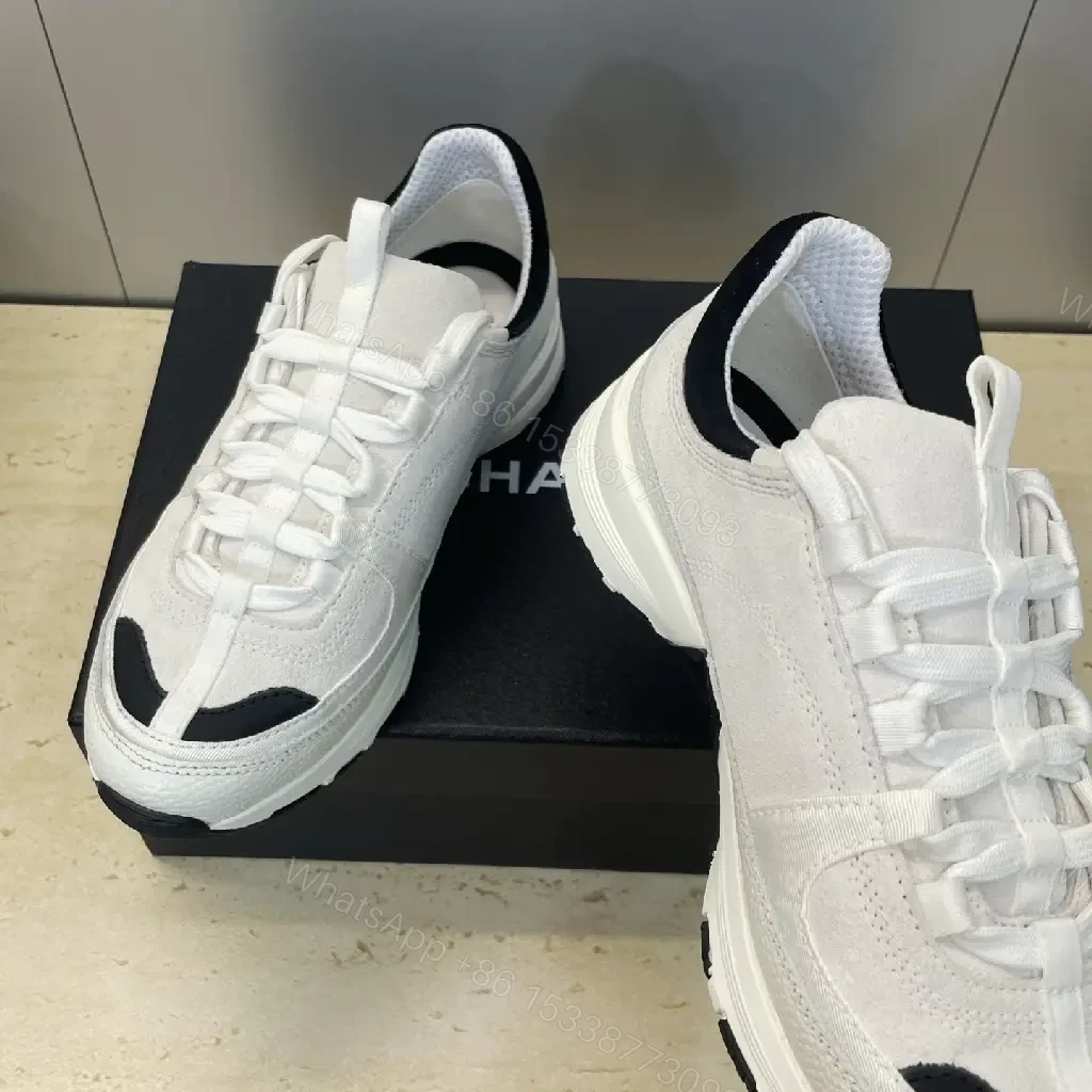 View 3 of White Leather Tech-Court Sneakers: Subtle Black Logo Accent, Comfort-focused