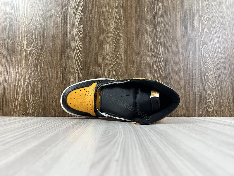 View 6 of Bold Contrast Paneling Air Jordan-Inspired Sneakers