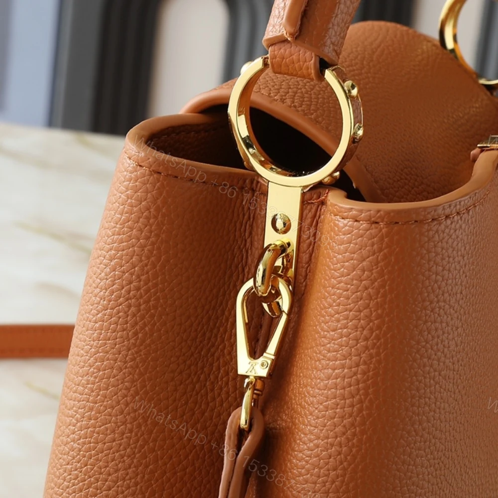 View 6 of Louis Vuitton Capucines BB Tan Brown 27Cm M25089