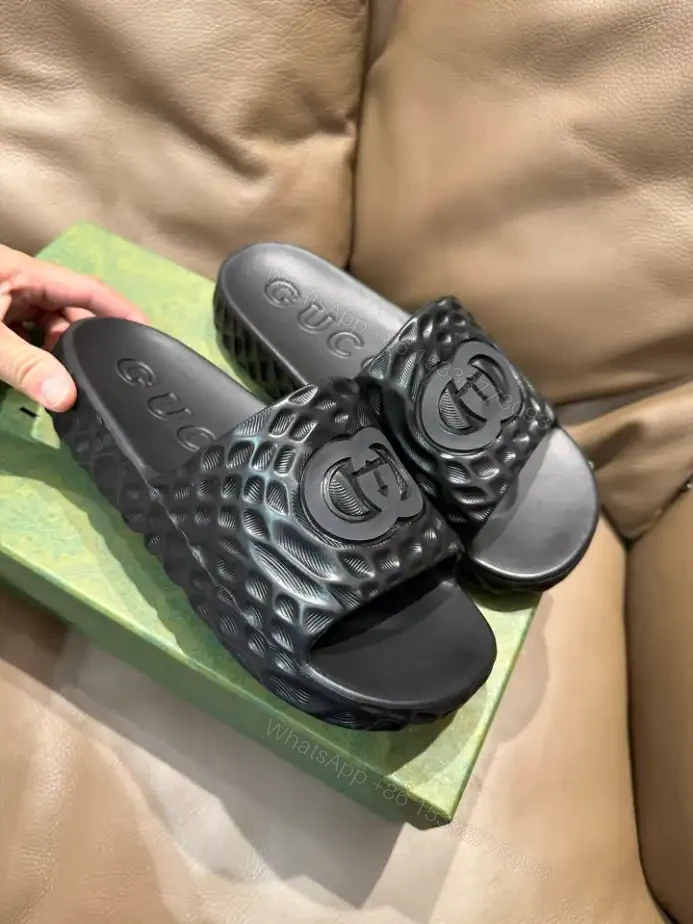 View 6 of GUCCI MEN’S INTERLOCKING G SLIDE SANDAL – SDG023