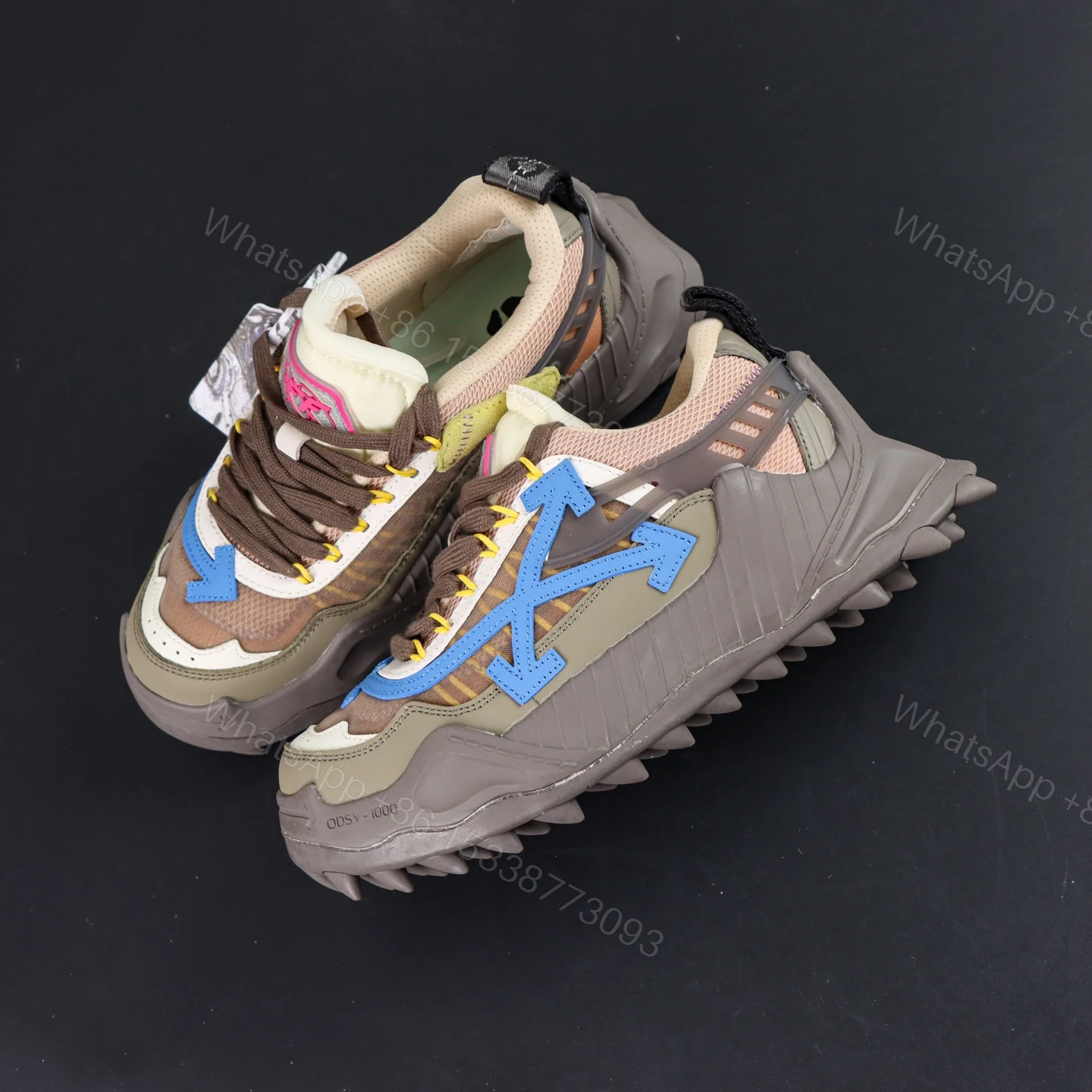 View 8 of Off White ODSY 1000 Brown Blue Reps